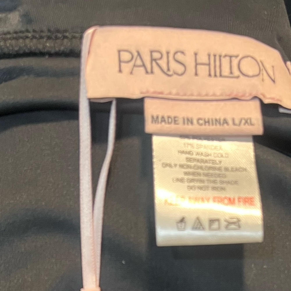 NWT Paris Hilton Heart Cut Out Coverup Wrap Skirt - L - Picture 9 of 12